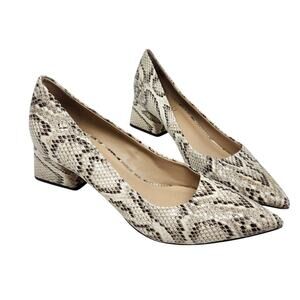 Franco Sarto Snakeskin Patterned Heels
